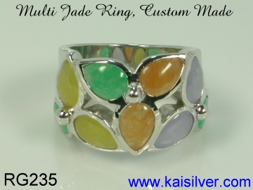 jade ring silver or gold
