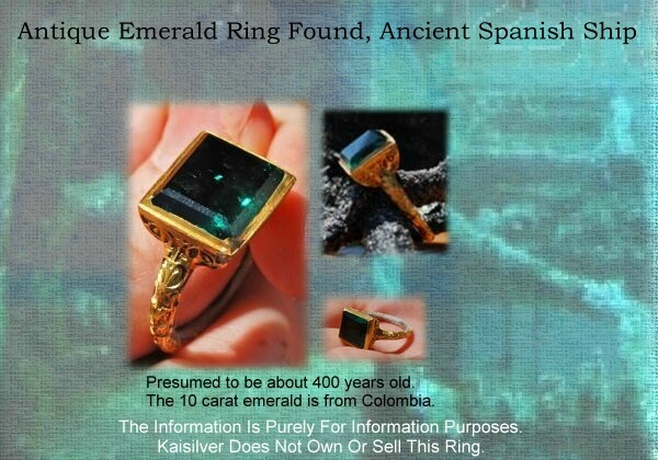 antique ring emerald shipwreck